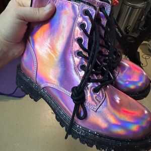 Steve Madden girls pink boots